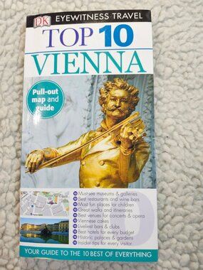 DK Eyewitness Travel Top 10 Vienna Guide Pull-Out Map Paperback 2003 Compact